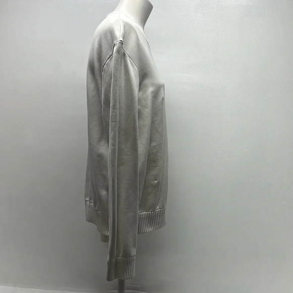 Ermenegildo Zegna Couture Sweatshirt Long Sleeve Crewneck XXX White Men's Small - Picture 3 of 9